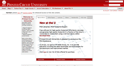 Desktop Screenshot of printedcircuituniversity.com